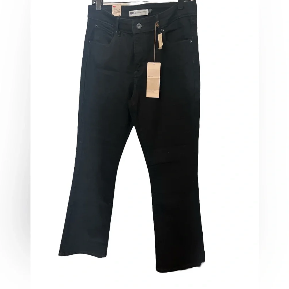 Levi’s Demi Curve Women’s 14M/32 Classic Rise Bootcut Black Jeans NEW - Picture 4 of 10